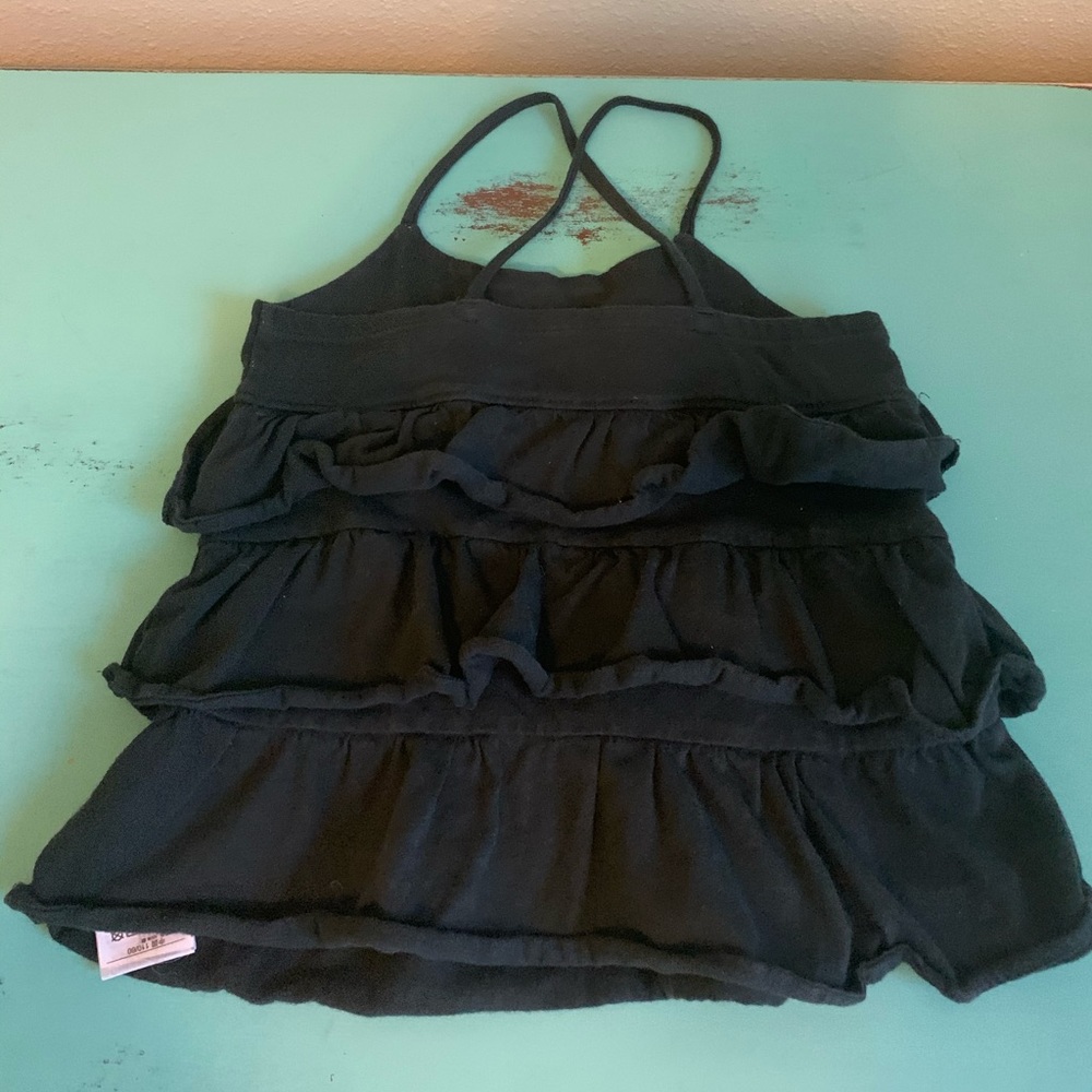 Girl’s Baby Gap, Black Tiered, Criss Cross Tank, Size 5T